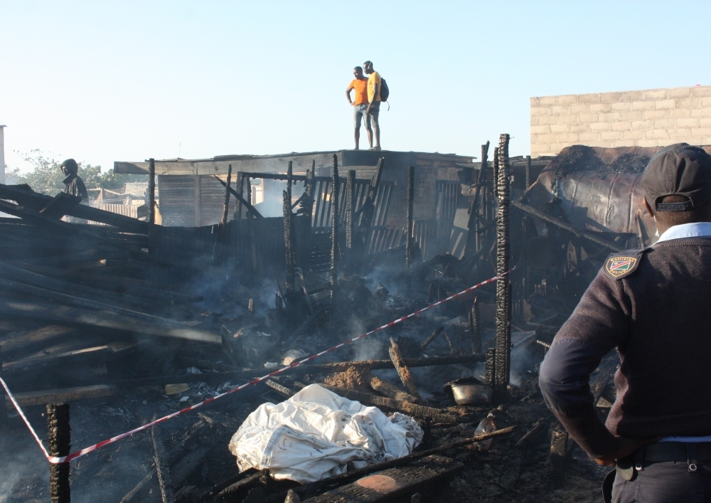 Toddler dies as 23 Kuisebmond shacks burn - Namibian Sun