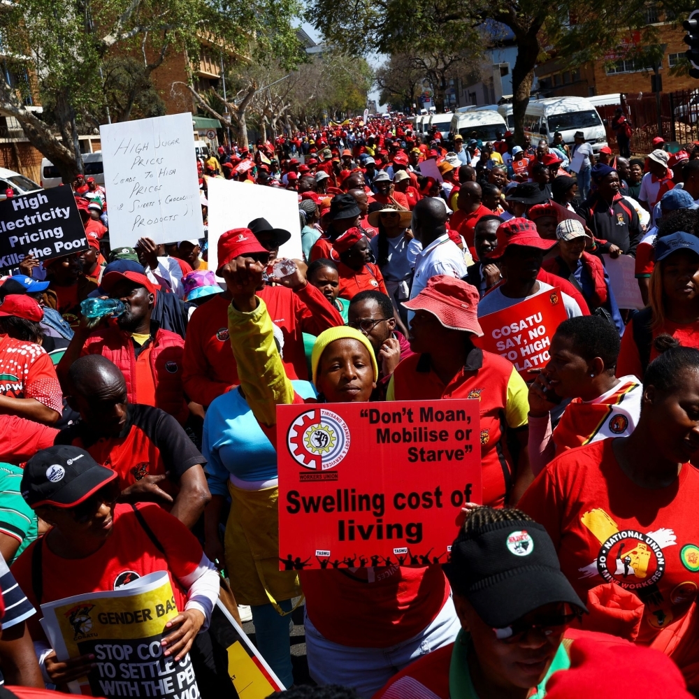 Public sector unions in South Africa to strike Namibian Sun